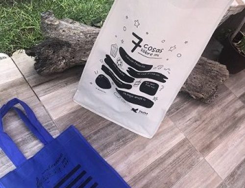 Bolsas ecologicas azules y cafe paja 1 tinta xalapa veracruz