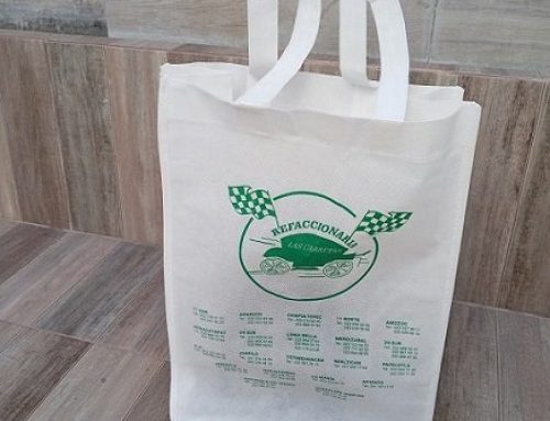 Bolsas ecologicas blancas Refaccionarias la Carreta Puebla y Tlaxcala