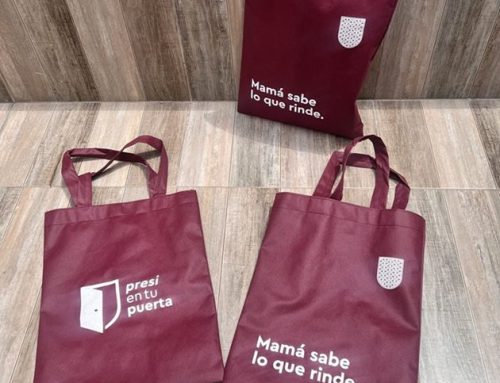 Bolsas ecologicas color guinda impresas 1 tinta Zacatecas