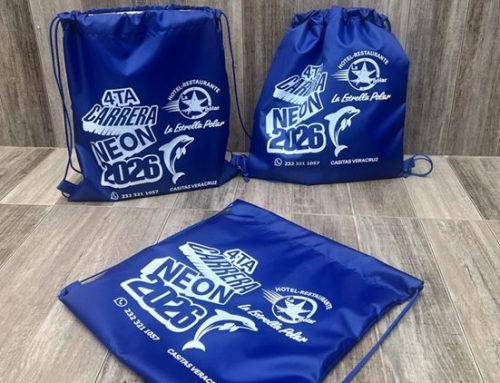 Back pack o mochila azul impermeable 1 tinta Veracruz