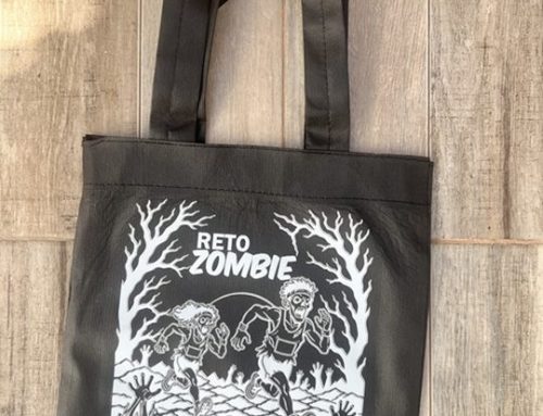 Bolsas ecologicas negras reto zombie impresas Puebla
